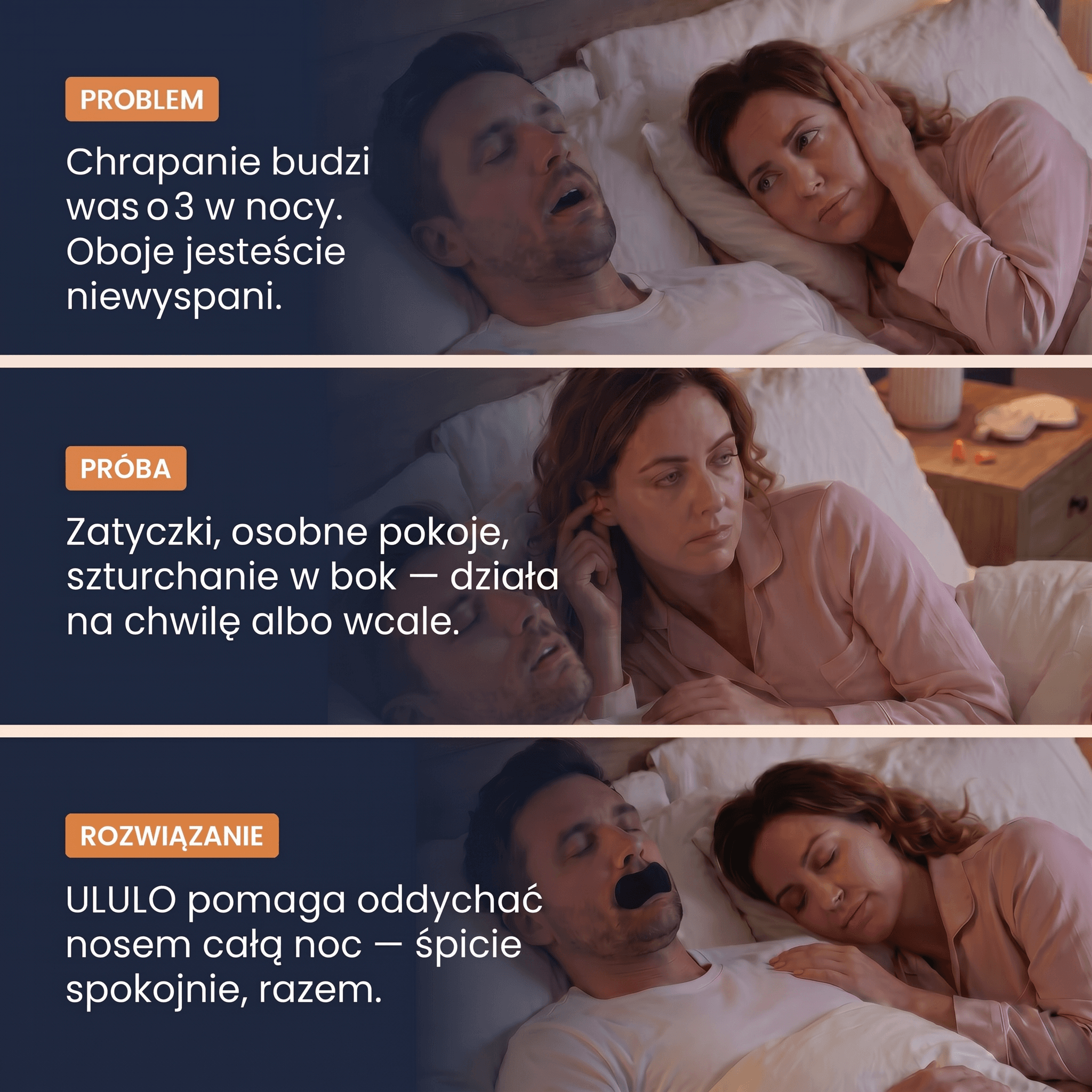 ULULO — plastry na cichą i przespaną noc
