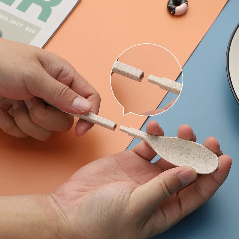 Sprytne sztućce - podróżny zestaw sztućcy